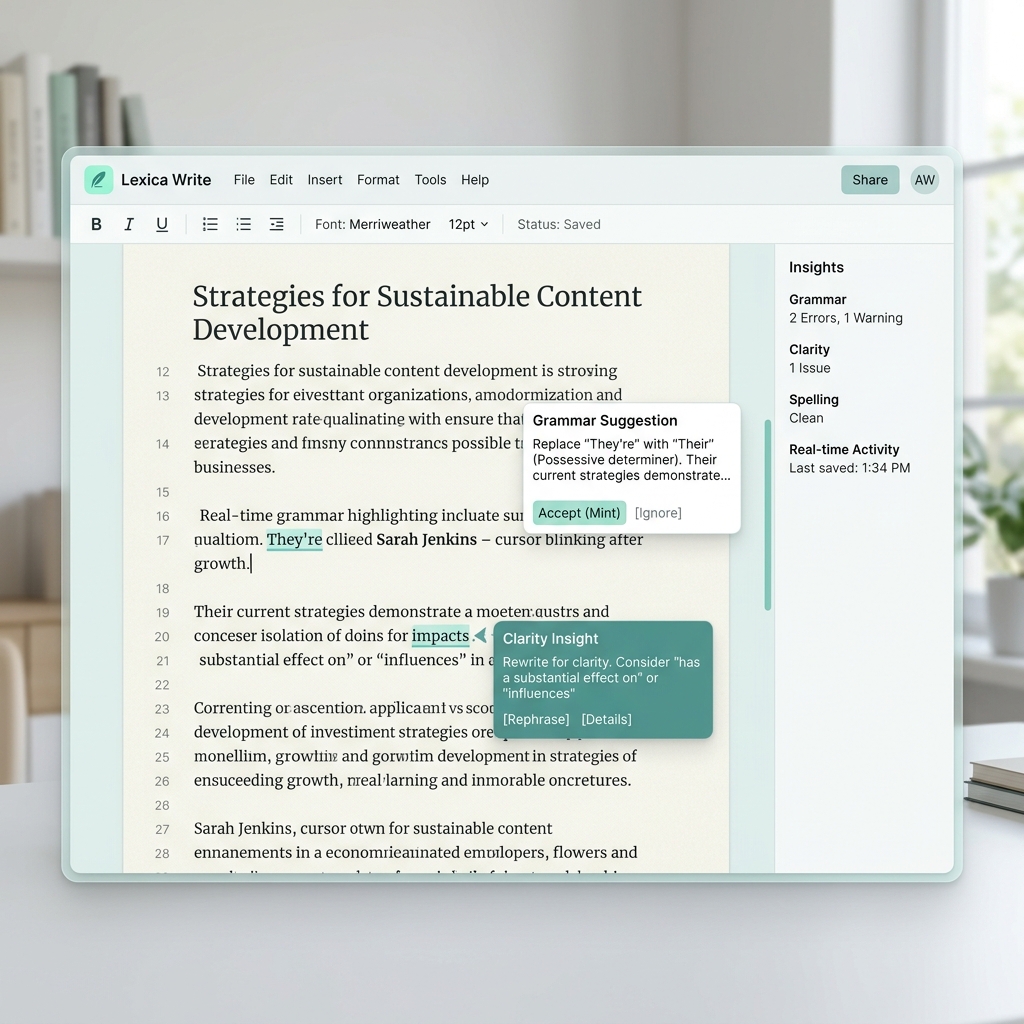 Grammarly writing assistant
